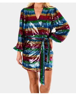 BuddyLove Adeline Prism Dress - Blue