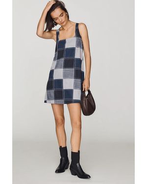 Maeve Keiko 100% Cotton Mini Dress - Blue