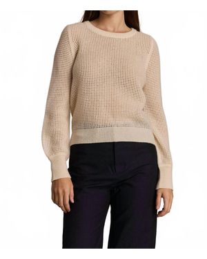 M.Patmos Maria Mesh Pullover Sweater - Natural