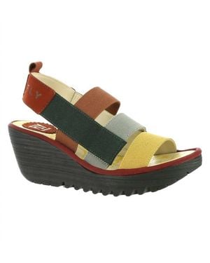 Fly London Yery Sandal - Green
