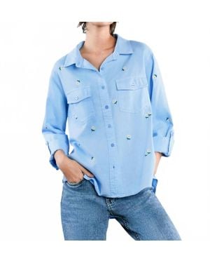 Billy T Daisy Meadow Shirt - Blue