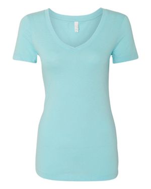 Next Level Ideal V-Neck T-Shirt - Blue