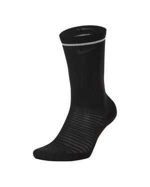 Nike Spark Cu7200-010 Crew Socks Stretch Cushioned Jax66 - Black