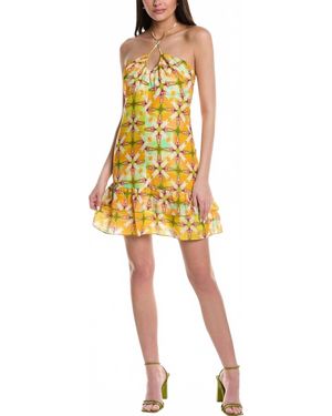 Marie Oliver Halter Summer Mini Dress - Black