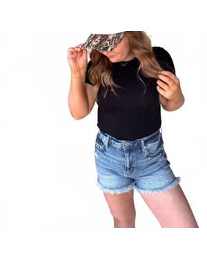 Kancan High Rise Shorts - Blue