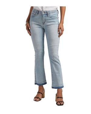 Jag Eloise Mid Rise Bootcut Crop Jean - Blue