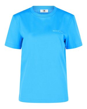 Missoni Embroidered Logo T-Shirt - Blue