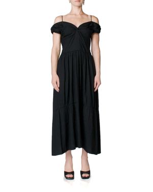 open lace back dress Floral Brocade One Shoulder Bow Gown | Gown