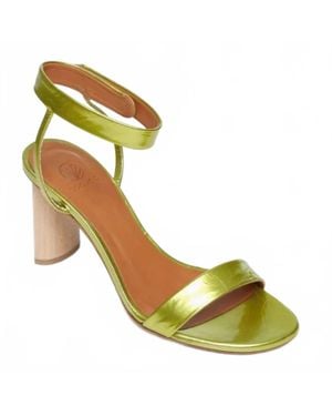Coclico Gina Strappy Heel Sandal - Metallic