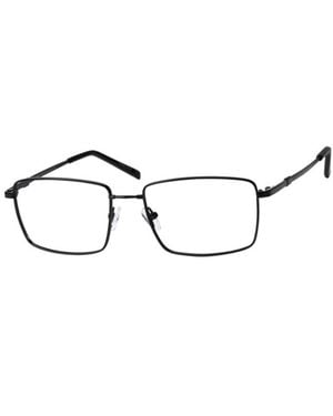Haggar Hft549 Rectangle Eyeglasses - Black