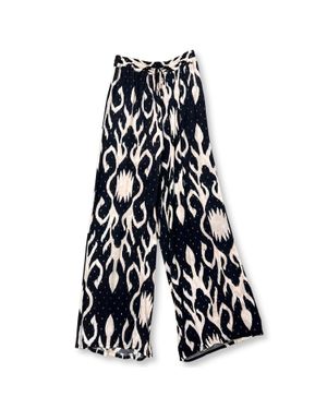 Scandal Italy Babylon Wide Leg Pant - Blue
