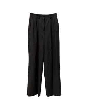 Theory Wide-Leg Pants - Black