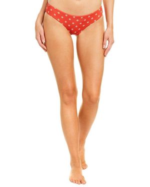 Charlie Holiday Vacay Villa Standard Cut Bikini Bottom - Orange
