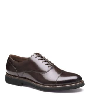 Johnston & Murphy Tyson Cap Toe Oxford - Brown