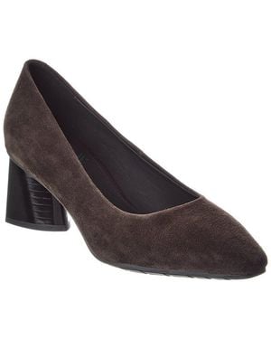 The Flexx Mirta Suede Pump - Brown
