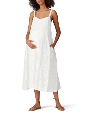 HATCH Maternity The Eyelet Astrid Dress - White