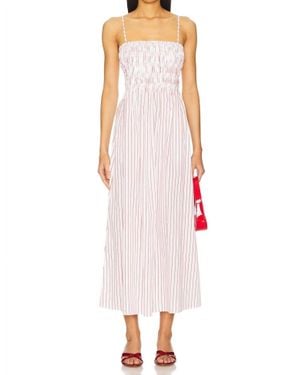 Pistola Bianca Smocked Bodice Dress - Pink
