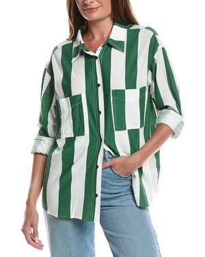 ASKK NY Oversized Knit Shirt - Green