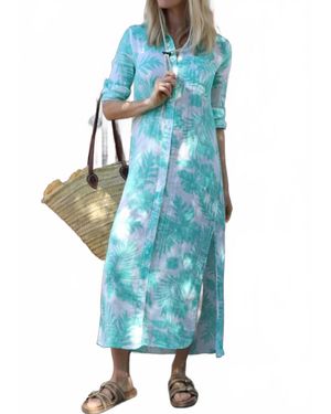 Felicite Boyfriend Maxi Dress - Blue
