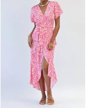 Sealustre Castaway Wrap Dress - Pink