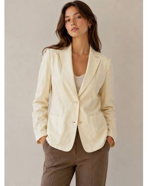 Theory Relaxed Blazer - Natural