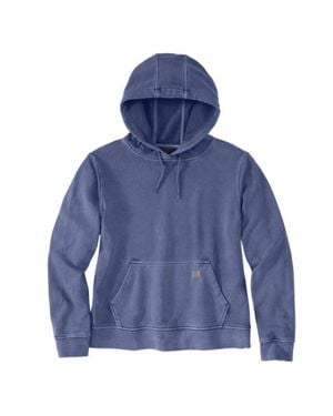 Carhartt Hoodie Lunar French Terry Midweight Relaxed Fit Posh147 - Blue
