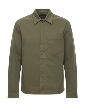 Cellar Door Teo Cotton Shirt Jacket - Green