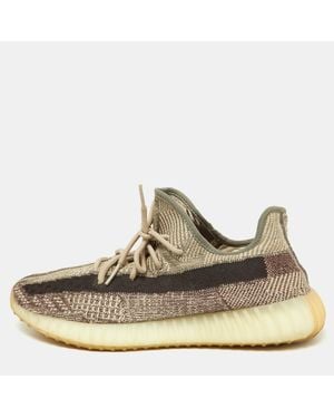 Yeezy Knit Fabric Boost 350 V2 Zyon Sneakers Size 48 - Metallic