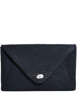 PAMELA MUNSON Envelope Clutch - Blue