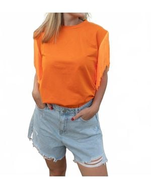 Strut & Bolt Pride Of The Southland Fringe Top - Orange