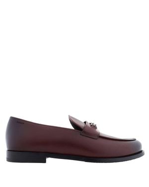 Bally Kensington Kelsy Leather Moccassins, Brand Size 10 Us Size 11 - Red