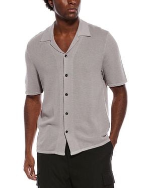 Rag & Bone Lewis Knit Shirt - Gray