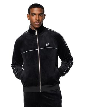 Sergio Tacchini Lioni Velour Track Jacket - Black