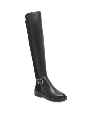 Dolce Vita Ember Leather Tall Over-The-Knee Boots - Black