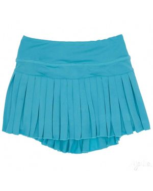 Azarhia Girls Mini Pleated Skort - Blue