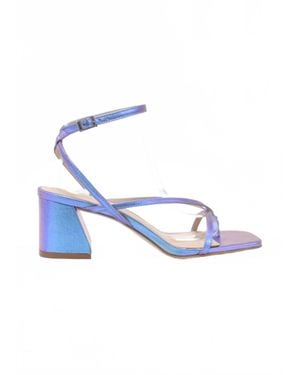 Coco Miami Strappy Heeled Platform Sandal - Blue