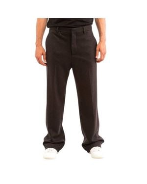 Bally Virgin Wool Tailored Pants, Brand Size 50 Waist - Black