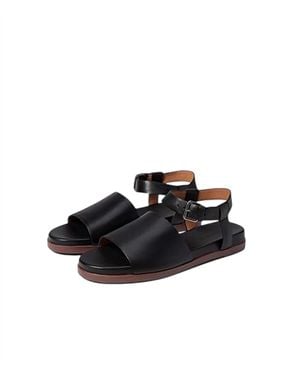 Madewell Noelle Ankle-Strap Flats - Black