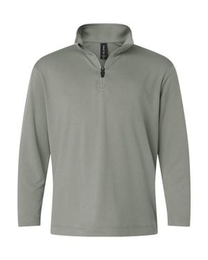 AllPro Pro-Lock Youth Performance Quarter-Zip Pullover - Gray