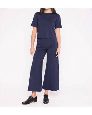 Ripley Rader Ponte Knit Wide Leg Pants - Blue