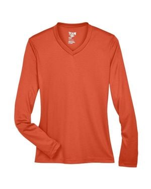 Team 365 Zone Performance Long Sleeve T-Shirt - Orange