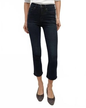 Veronica Beard Pre-Loved Carly Kick Flare Jean - Blue