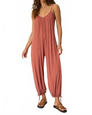 Project Social T Let's Bounce Jumpsuit - Red