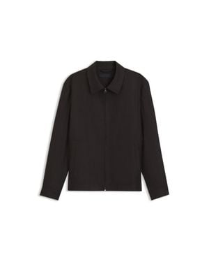 BOSS By Beckham Relaxed-Fit Linen Jacket - Black