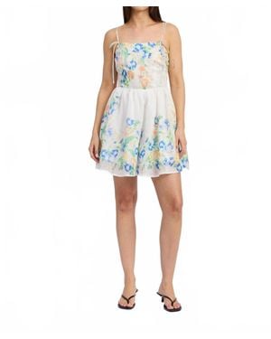 En Saison Trixie Mini Dress - Blue