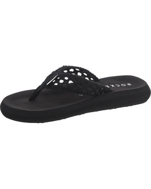 Rocket Dog Thong Flat Thong Sandals - Black