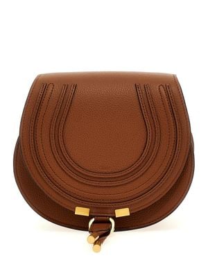 Chloé Lamb Leather Crossbody Bag - Brown