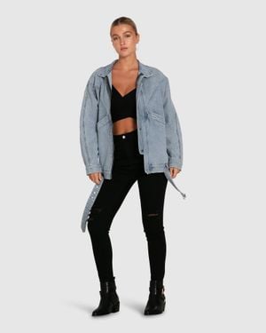 Belle & Bloom All About You Denim Jacket - Blue