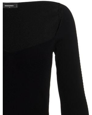 DSquared² ² Viscose Mini Skirt - Black