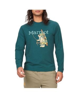 Marmot Graphic Cotton Graphic T-Shirt - Green